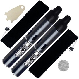 Torch Lighter,Refillable Inflatable Lighters,Built-in Detachable Jet Flame Torch Lighter Kitchen Cooking,Black（2PCS）