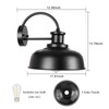 Rosient Solar Barn Light Outdoor, Farmhouse Dusk to Dawn Sensor
