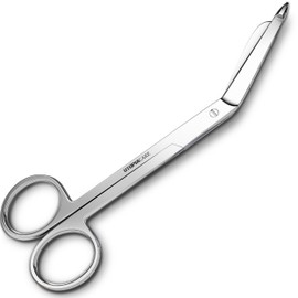 Utopia Care Bandage Scissors, 5.5 Inch Stainless Steel Shears for First Aid and Professional Use – Silver