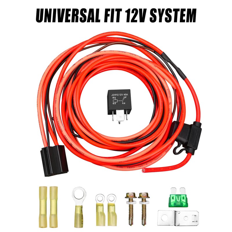 EMIHO Electric Fuel Pump Relay Kit Fuel Pump Wiring Harness