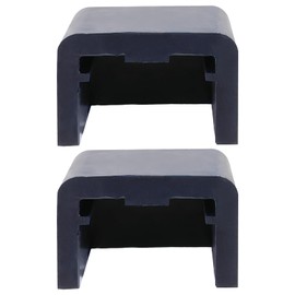 GoaMotors 2PCS Hood Rest Bumper Bushing Channel Slide on 13-04711 Compatible with Peterbilt Specific Truck Models, Truck Hood Bumpers Energy Suspension HM75-65711