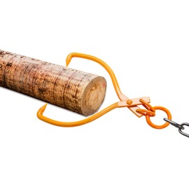PIRIPARA 16” Log Tongs Grapple Skidding Log Lifting Tongs Heavy Duty Grapple Timber Claw Logging Grabber
