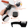 AILUROPODA Pizza Cutter Rocker with Knife Sharpener & Protective Cover