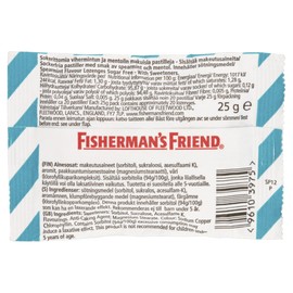 Fisherman's Friend Fisherman's Friend Spearmint Lozenges, Sugar Free Extra Strong Menthol Throat Lozenges, Pack of 24 (25g)