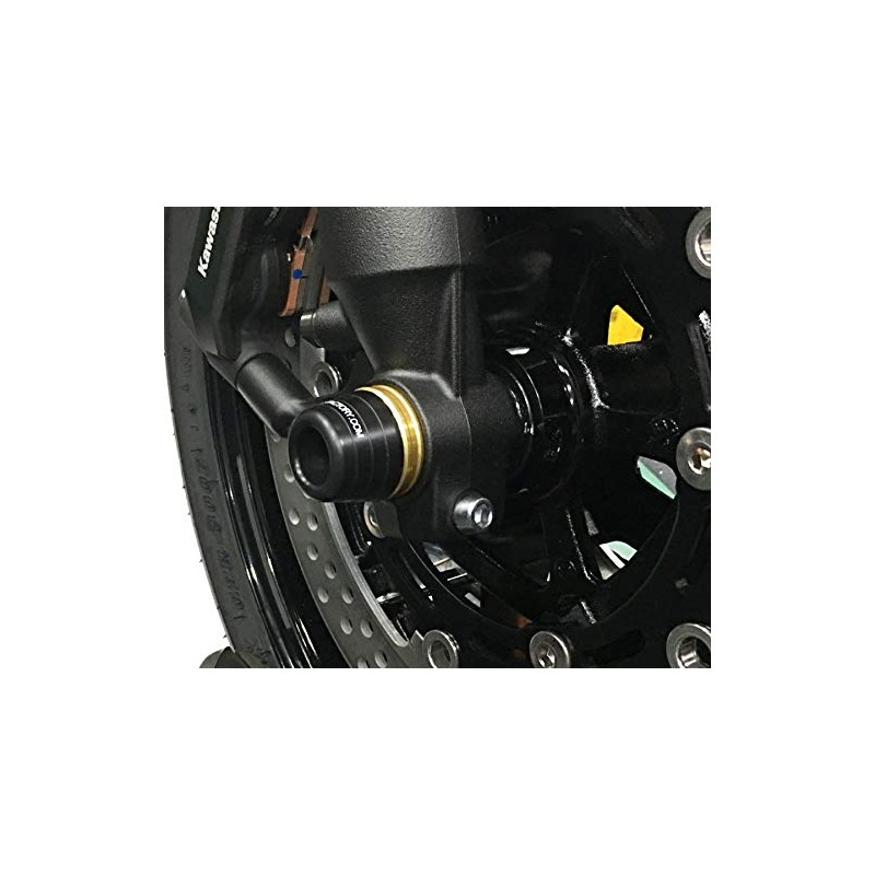 K-FACTORY 179LZBI073B Axle Slider Front Z900RS Gold Base