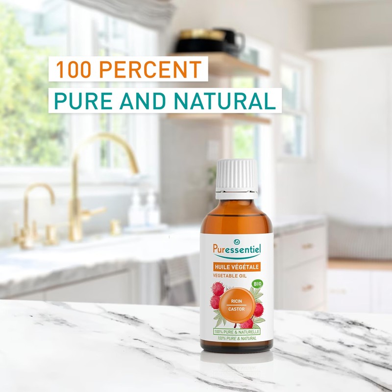 Puressentiel Organic Vegetable Oil - Castor For Unisex 1.7 oz