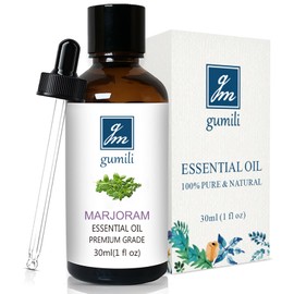 GM Gumili Marjoram Essential Oil 1 Oz – 100% Pure Natural Sweet Marjoram Essential Oil for Diffuser, Skin, Massage & DIY, Fresh Herbal Aroma