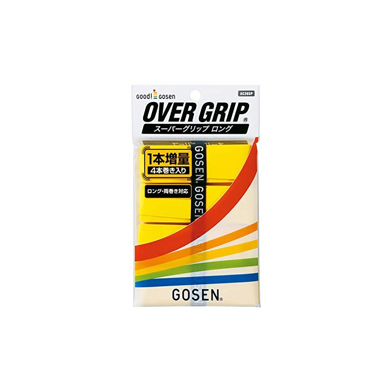 Gosen Super Grip Tape 4-Pack Yellow AC26SP