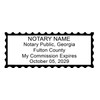 Georgia Notary Stamp | Hubco 4913 Self-Inking Stamp (Green)