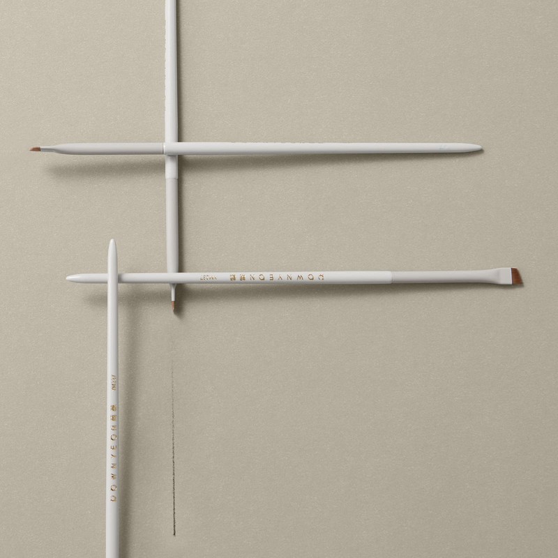 ROWNYEON YM237 Eyeliner Brush, Makeup Brush, Cosmetic Brush, Fiber Hair,