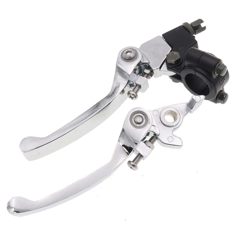 LIEAOKES 22mm Aluminum Alloy Folding Clutch Lever Brake Lever Set