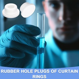 GLOKUUCA Plug Holes - 6 Pack T22 Waterproof Rubber Button Plug Fits for 22-mm Hole - (White)