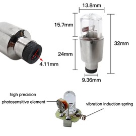 Gxcdizx 16Pcs 12V Car Auto Wheel Tire Tyre Air Valve Stem LED Light Caps Cover Accessories US (Red+Blue+Green+Multicolor)