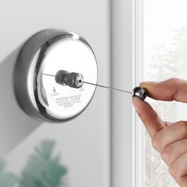 No-Drill Stainless Steel Space-Saving Clothesline Wire