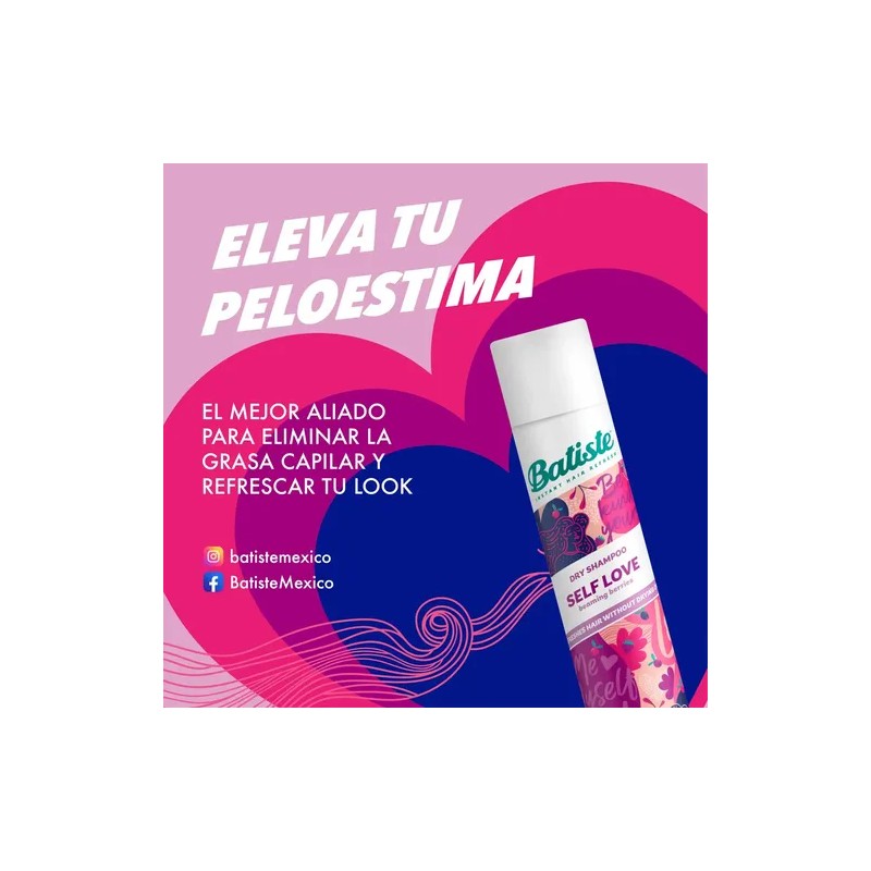 Batiste Shampoo en Seco Self Love con Frutos Rojos 200