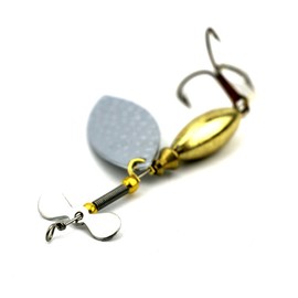 HENGJIA Lot 5 Metal Spinner Spoon Trout Bass Pike Metal Lure Tackle 16.3g/10cm