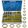 ZDBB 12 Sizes 378 Pcs Bonded Sealing Washer Kit,Automotive Self-Centred