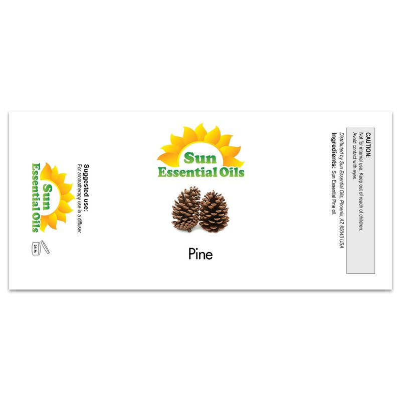 Sun Essential Oils 8oz Pine Essential Oil - Pine Aromatherapy