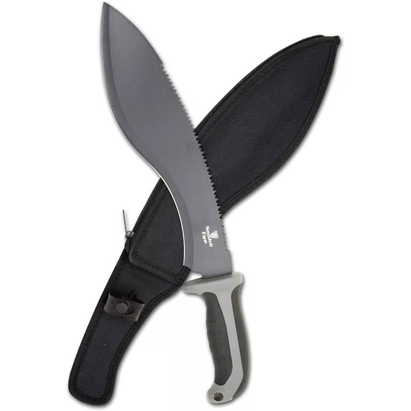 Snake Eye Machete with Heavy Duty Construction, Ergonomic Non-Slip Handle