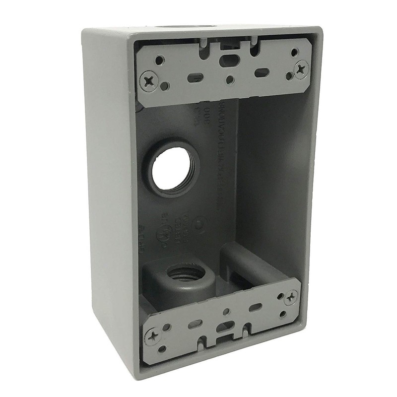 Sealproof 1-Gang Weatherproof Exterior in Use Outlet Cover and Box