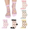 Benefeet Sox - Calcetines de encaje transparentes para mujer, calcetines