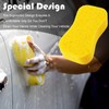 2PCS Jumbo Sponges, Car Sponge Anti Scratch Technology,Extra-Large & Durable,Car