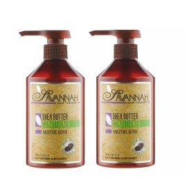Savannah Hair Therapy Conditioner - Moisture Repair Treatment 16 Oz Set of 2
