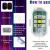 SEALIGHT High Brightness Strobe Lights RGB LED with Remote Control,