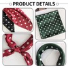 KSBBHDS 3 Stücke Polka Dot Square Schal, Retro Classic Seidenschal,