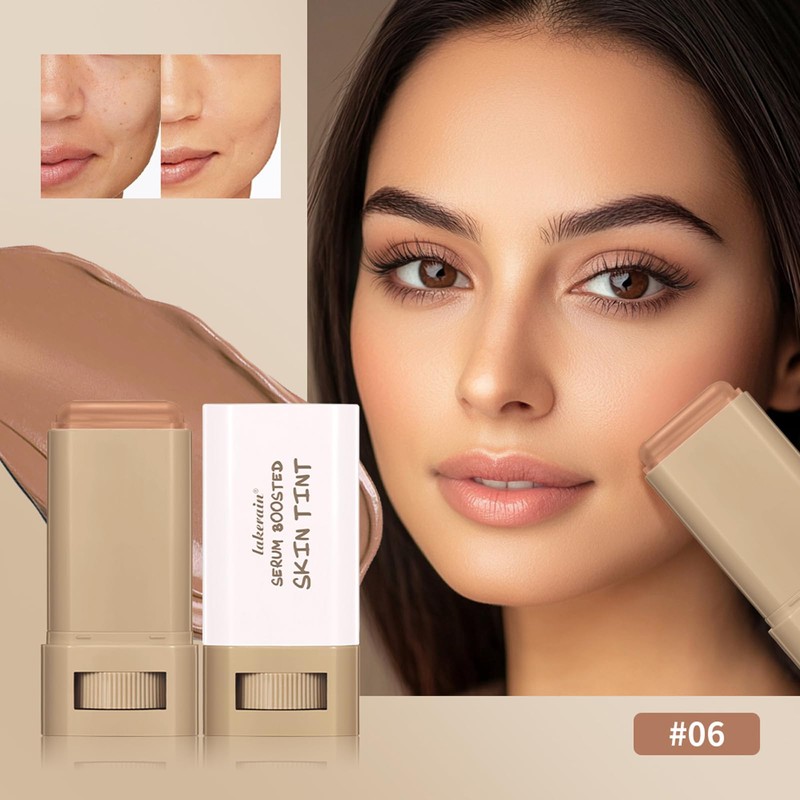 Beauty Balm Serum Boosted Skin Tint, Foundation Stick Solid Tinted