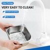 Philbinden 4 Pack Stainless Steel Hotel Pans 1/6 Size 4