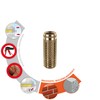 TOX Brass-Expansion dowels Metrix M10x32 mm, 25 Pieces, 026100151