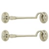 Renovators Supply Manufacturing Hook and Eye Latch 5.5 in. Chrome