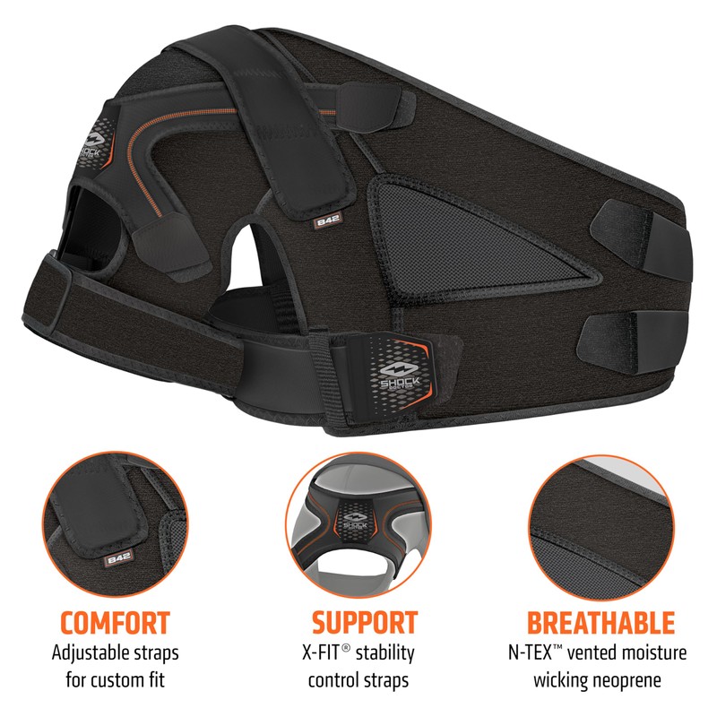 Shock Doctor Shoulder Support (Black, Large/X-Large)