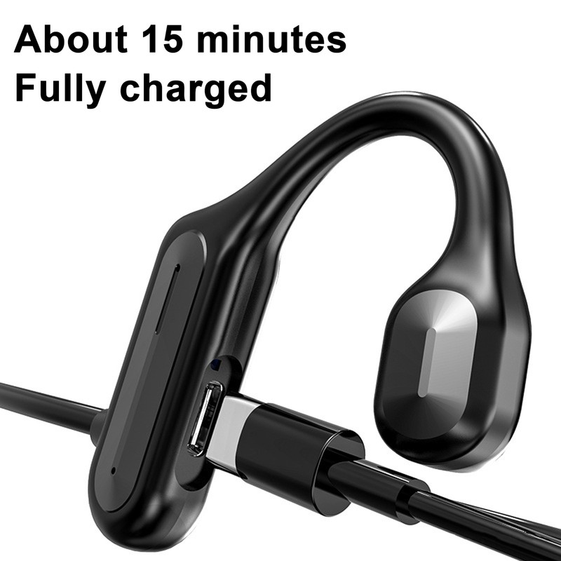 BL09 Bone Conduction Headset Bluetooth 5.3 Hanging Ear Wireless Sports