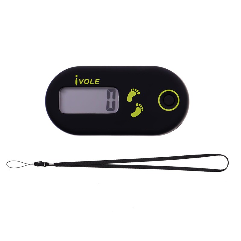 Gadpiparty Pedometer, Mini Pedometer, Neck Mount, Digital Pedometer, Exercise Counter,