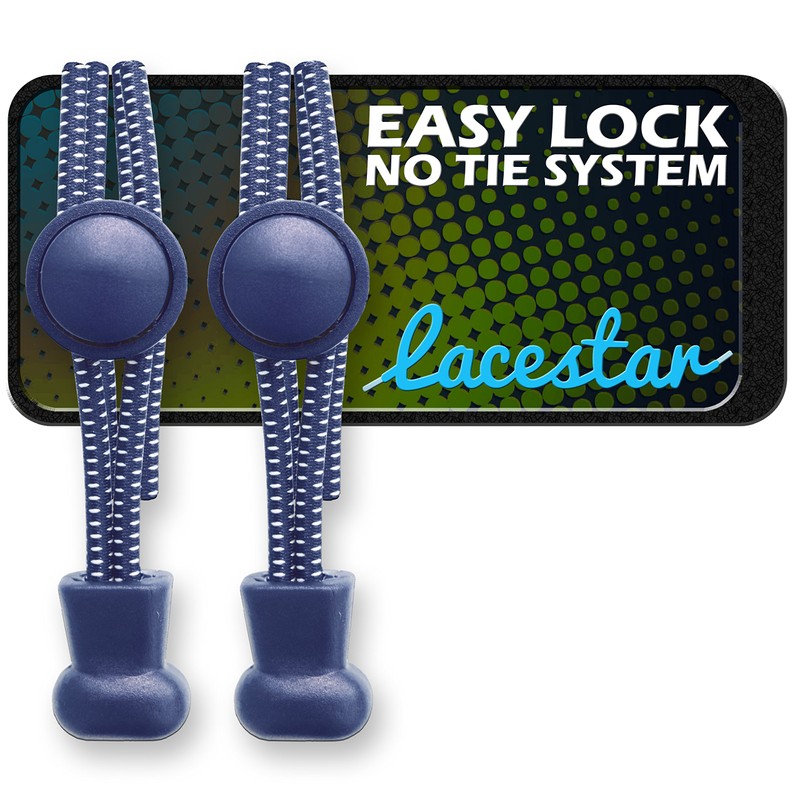 Lacestar No Tie Elastic Laces 120CM Elastic Shoe Laces No