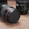 PATIKIL 2pcs Camera Lens Cap Side Pinch Front Lens Cover