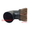 EZ SPARES Compatiable with Shop Vacs and Workshop,Round Horsehair Dusting