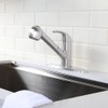 Comllen Commercial Pull Out Kitchen Faucet Brushed Nickel, Stainless Steel
