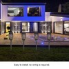 4PCS Solar Power Torch Shaped Flickering Flame Light Outdoor Garden