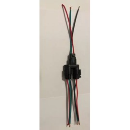 Deutsch Assembled Black Deutsch 3-Pin Bus Y-Adapter Splitter 14 AWG Pigtail harness