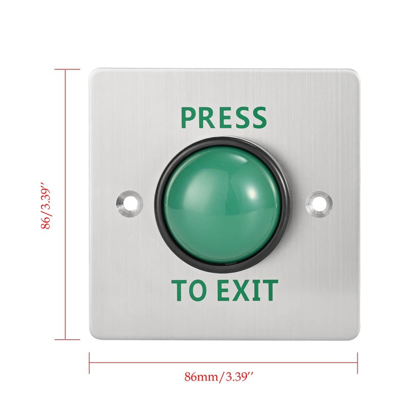 Push to Exit Button for Door Access Control Big Press