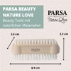 PARSA Beauty Nature Love Nail Brush, Hand Wash Brush, Double-Sided