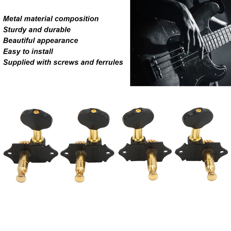 Ukulele Tuning Pegs Metal 2 Left 2 Right Guitar Tuning