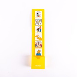 PECS® Mini Visual Schedule, Portable Activity Tracker for Autism, ASD, Speech Delays, Special Education (Any Color)