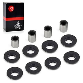 Shock Bushing (8 Pieces) and Bearing Sleeve (4 Pieces) Kits Compatible with Arctic Cat 250 300 375 400 500 650 700 Bearcat 454 0604-310 0403-028