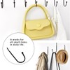 2 Pcs Small Curtain Tie Backs Hooks with 4 Pcs
