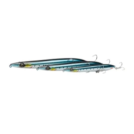 Savage Gear Surf Walker 2.0 - Lancio a distanza e azione di camminata migliorata per i pescatori d'acqua salata,Ideale per spigole, pesce azzurro e altro, design sottile Sayoris Gold 18 cm
