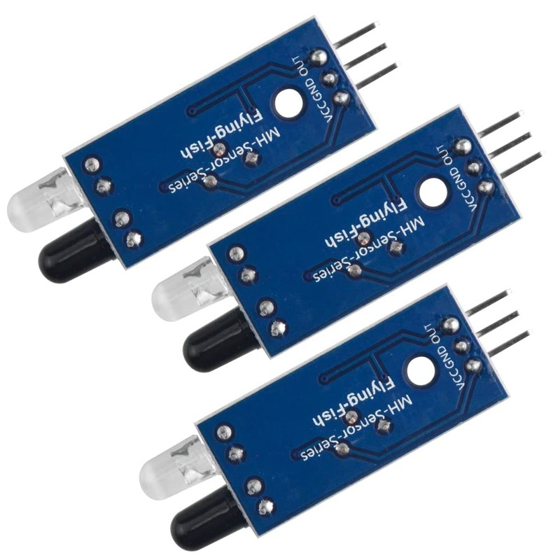 WMYCONGCONG 20pcs IR Infrared Obstacle Avoidance Sensor Module for Arduino